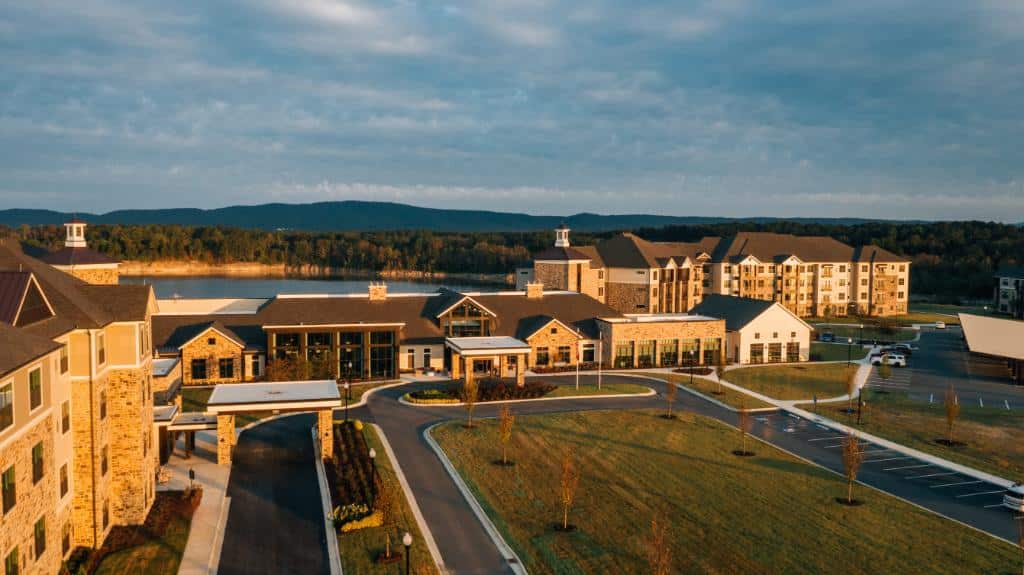 aerial view of The Spires buildings 6