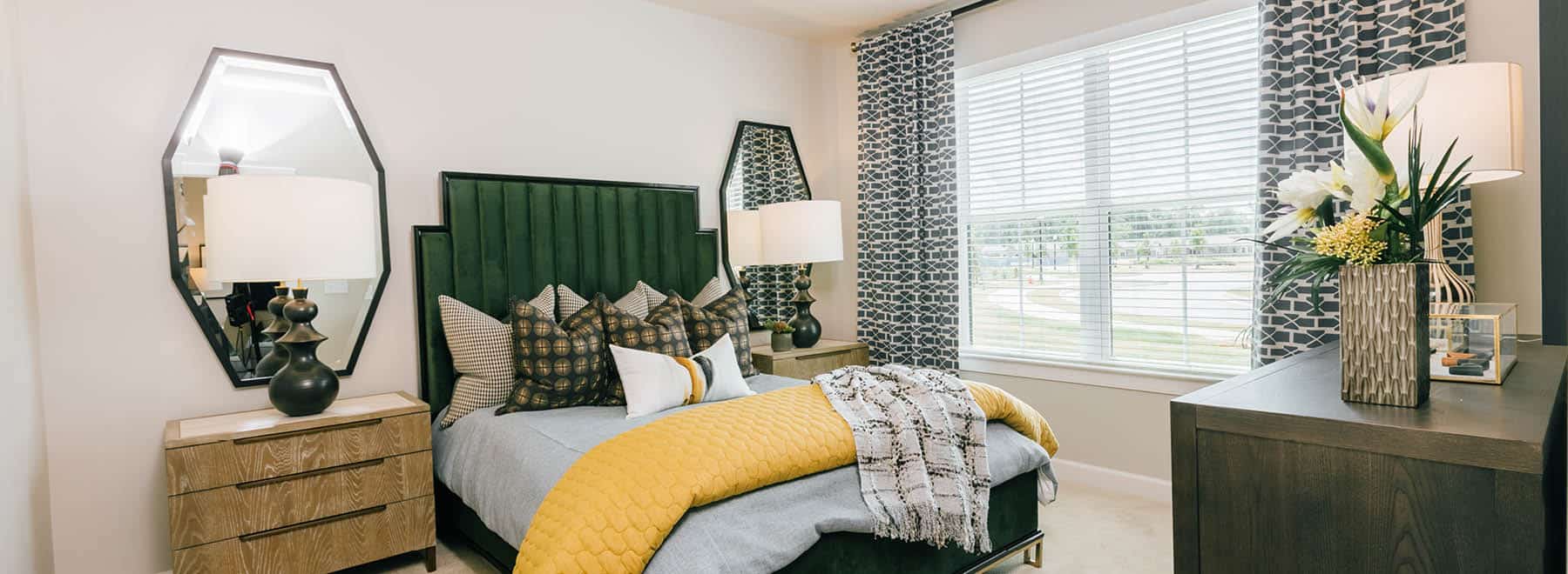 bedroom at The Spires at Berry College