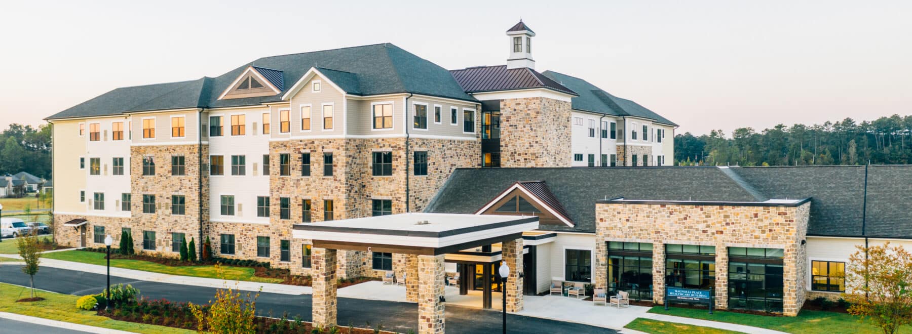 aerial view of Magnolia Place health services