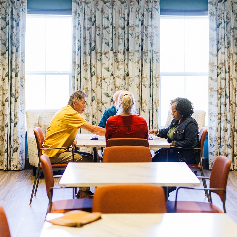 group of elderly at a table2